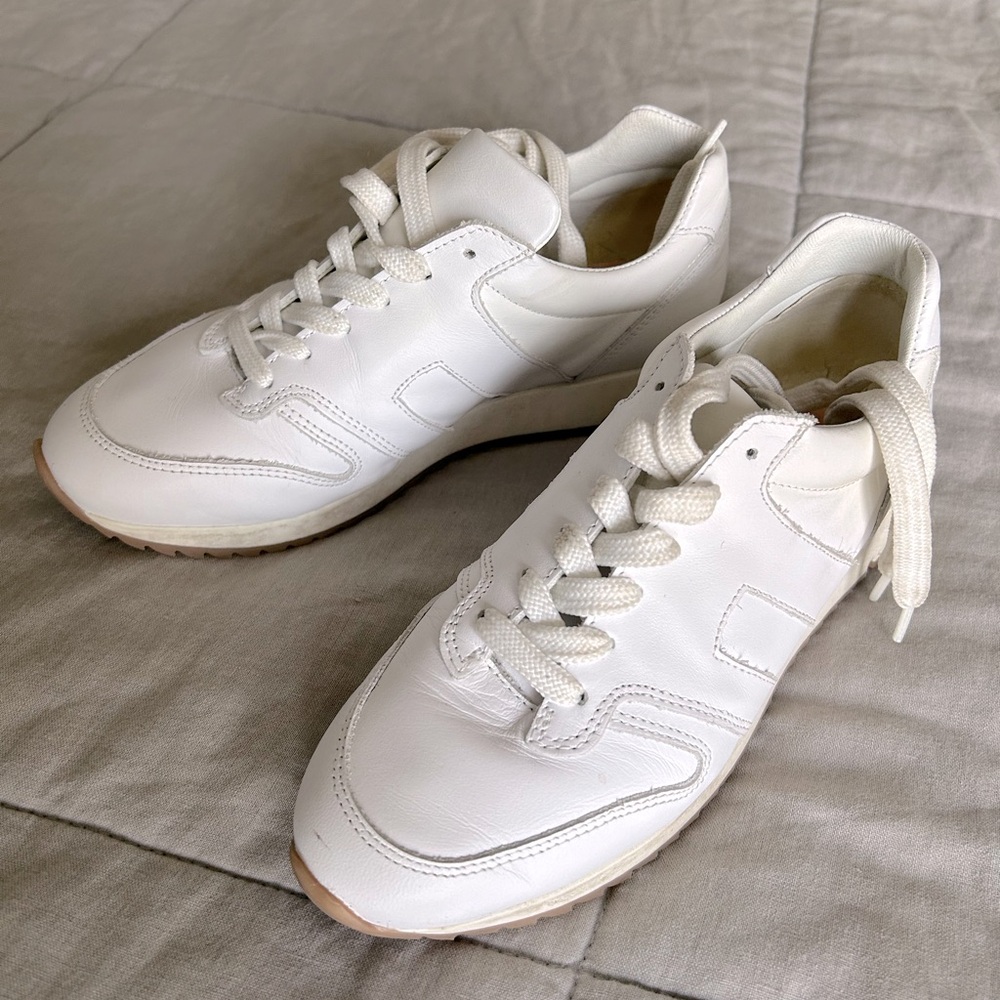 Able White Leather Sneaker